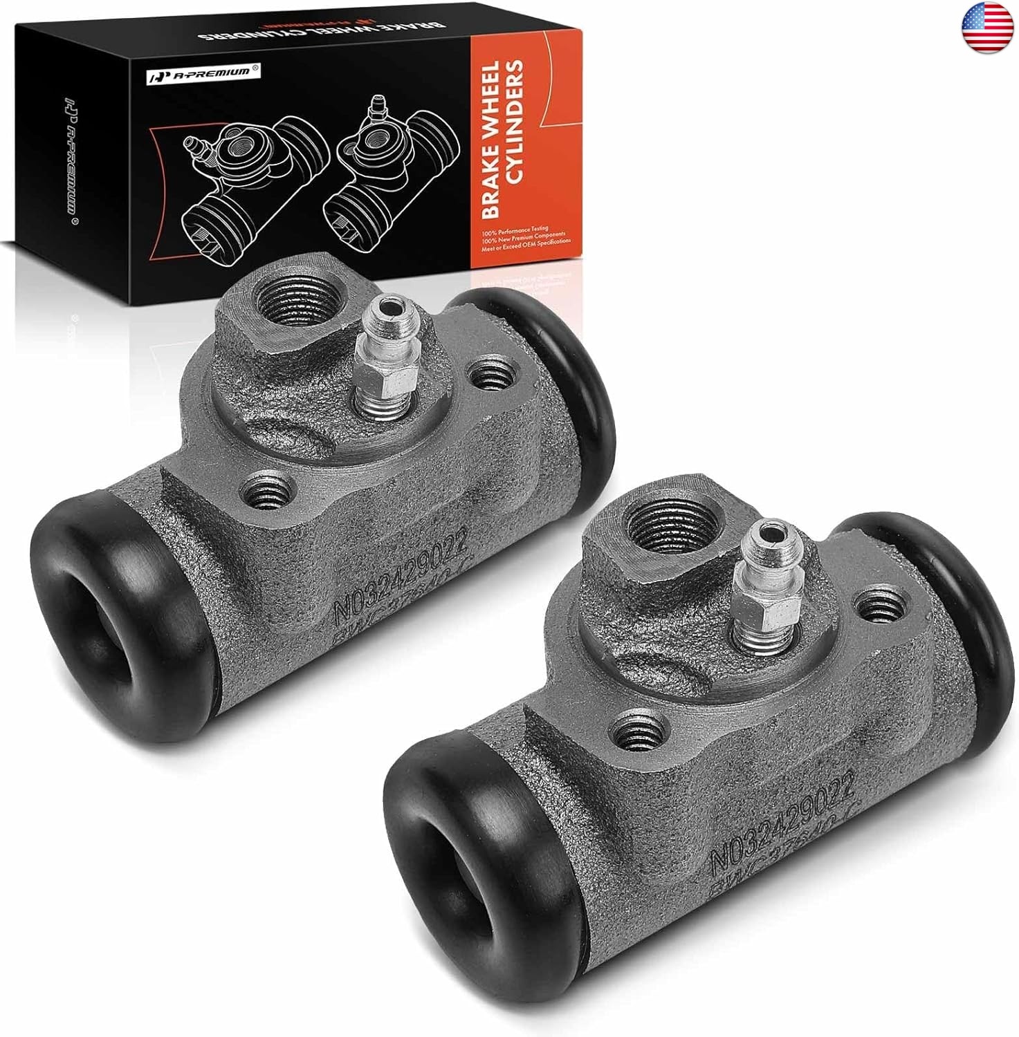 A-Premium Rear Driver & Passenger Drum Brake Wheel Cylinder Compatible with