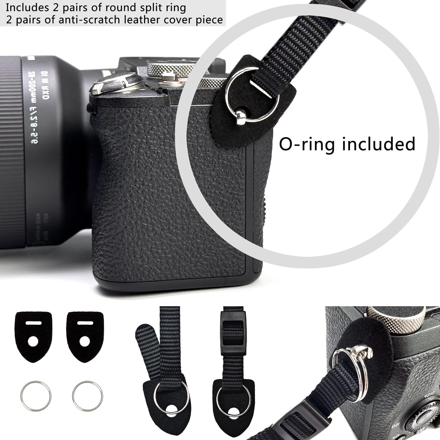 Camera Neck Strap Thin,Binocular Strap with Neoprene Padding,Camera Lanyard,D...