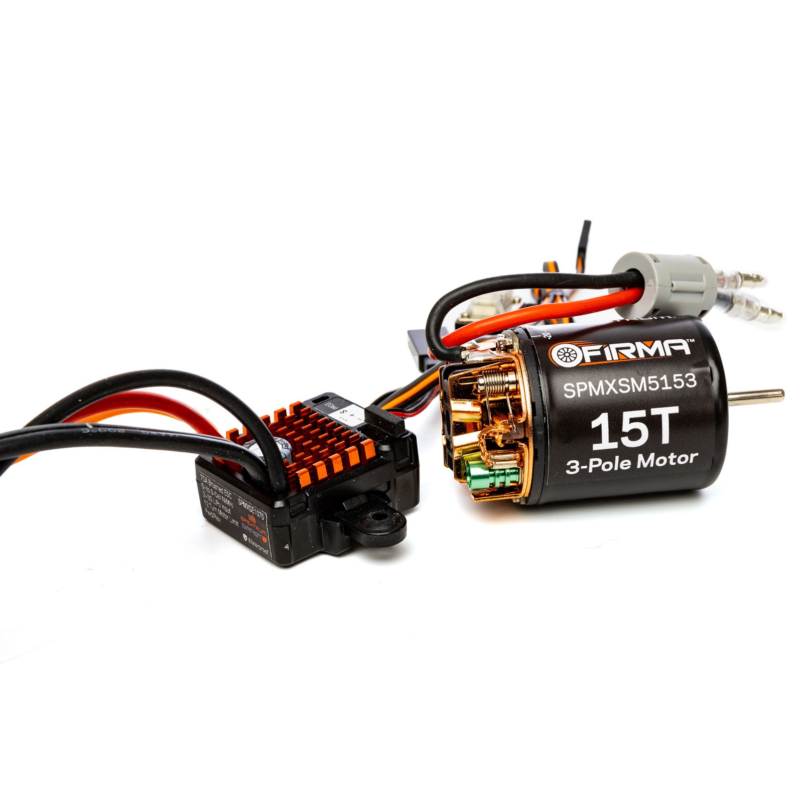 Spektrum Accessories FIRMA 70A BR Smart ESC/15T Brushed Motor Combo SPMXSEMC10