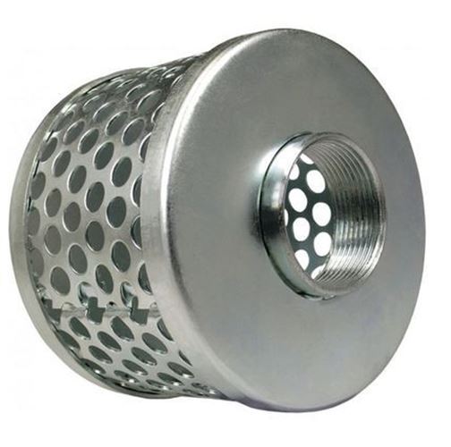 STRAINER ROUND HOLE STEEL STRAINER BASKET 3''  FEMALE NPT SR300SP