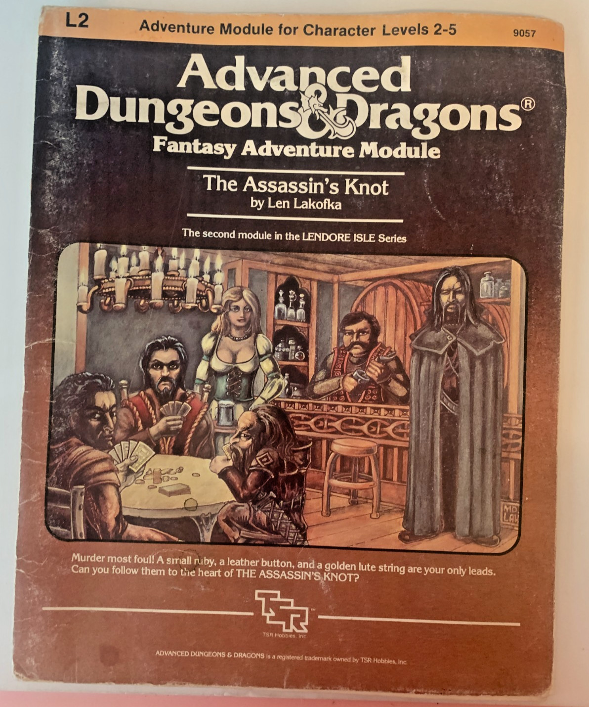 Advanced Dungeons And Dragons L2 The Assassin’s Knot TSR 9057 1983 Booklet