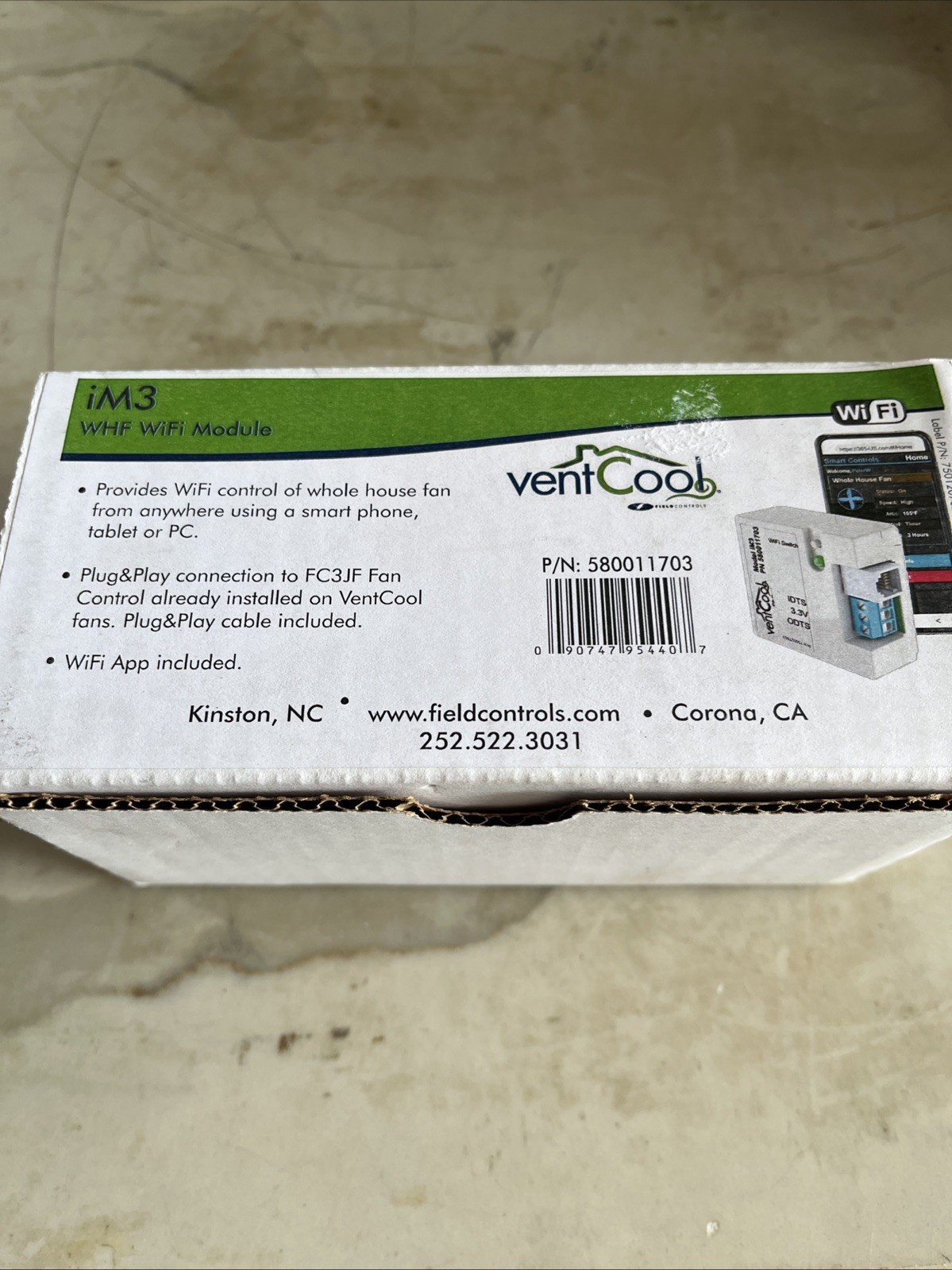 Vent Cool IM3 WHF WiFi Control Module P/N 580011703 NOS FREE SHIP USA