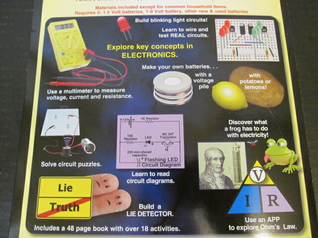 ScienceWiz Electronics 18 Projects to Learn Voltage, Current, & Resistance