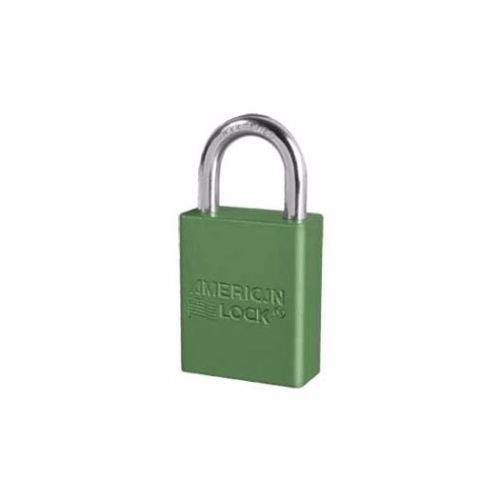ONE  American Series A1105 1-1/2" Aluminum Body GREEN Padlock