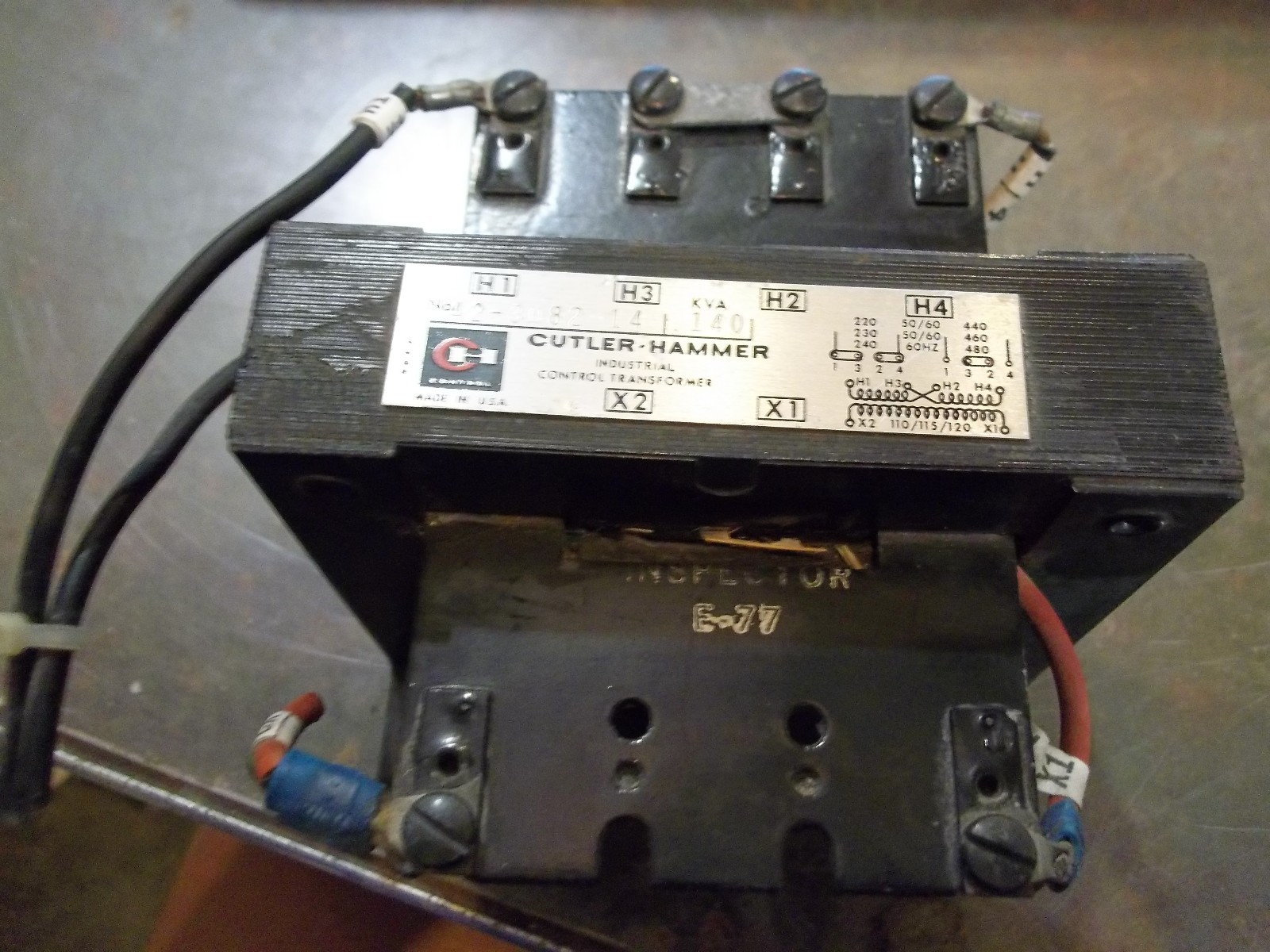 CUTLER-HAMMER 42-3082-14 KVA.140 TRANSFORMER .140KVA (AA3)