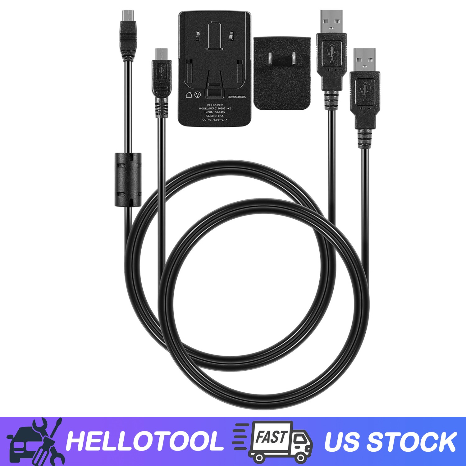 For Garmin GPS 560LT AC Charger Cable Kit with 110V Adapter 010-11478-02