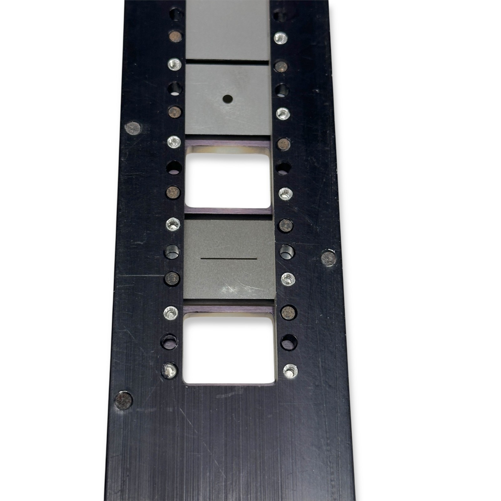 Industrial Multi-Aperture Slider Plate Target Carrier Optical Microscope Part