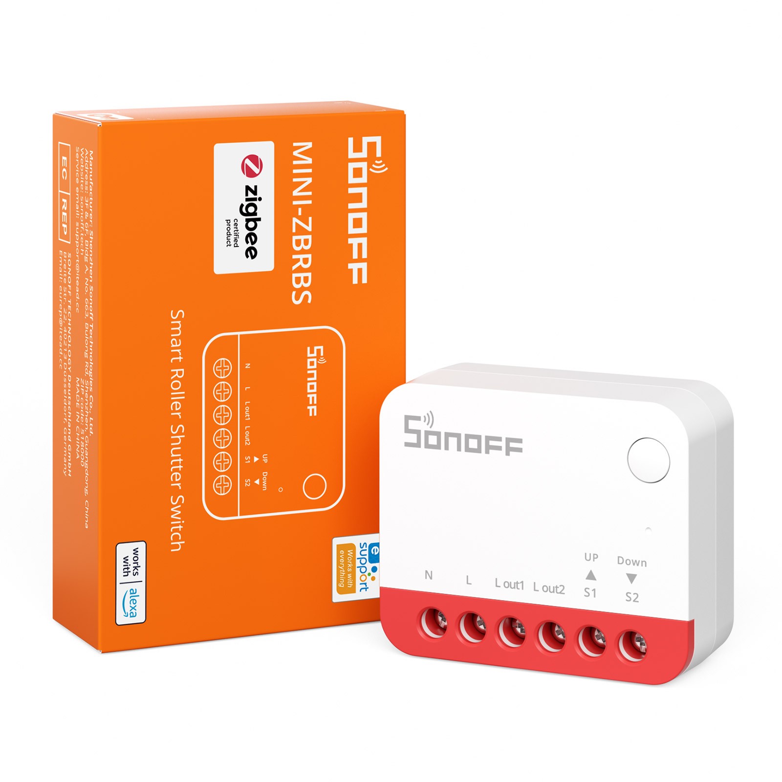 SONOFF Zigbee Smart Curtain Switch Roller Shutter Switch Module Local Automation