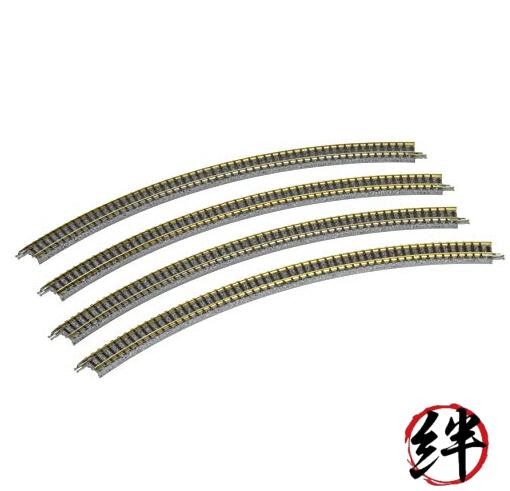 TOMIX N Gauge Curved Rail C354-45 F Set of 4 1856 Model Railroad Supplies