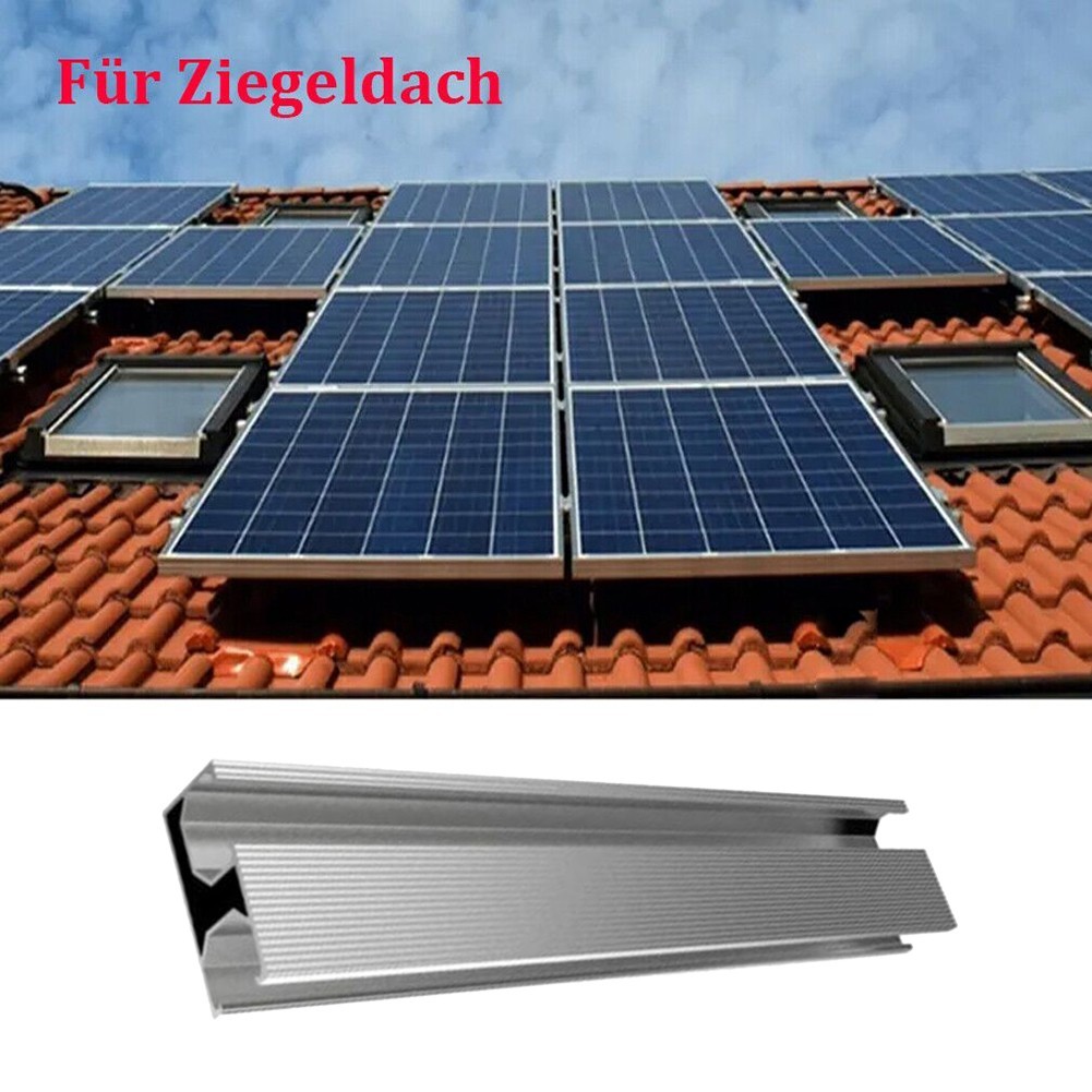 PV Solar Panel Mounting Rail 20cm 4PCS Aluminum Alloy for Support