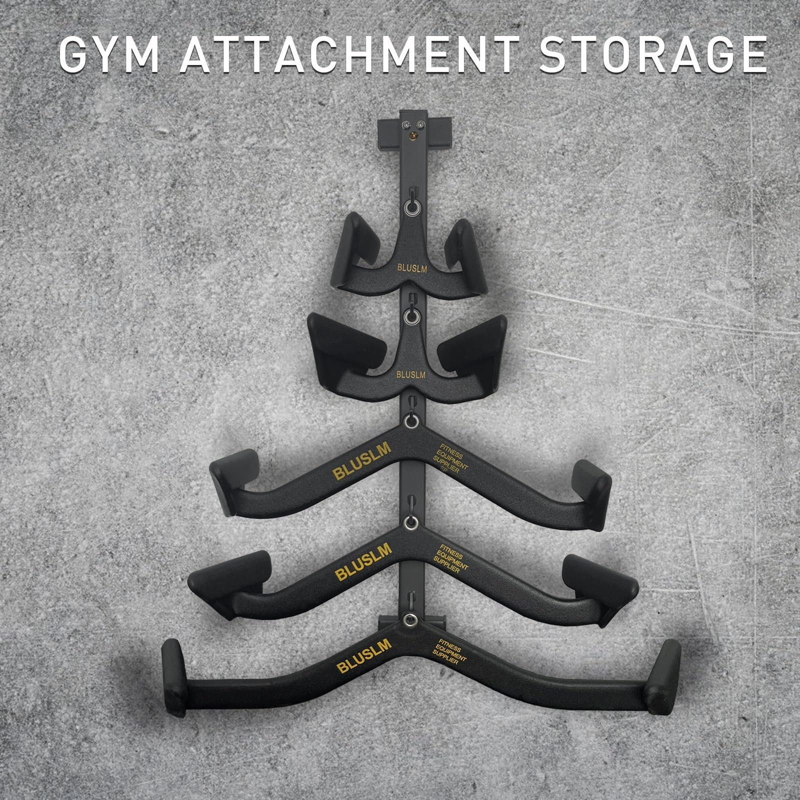 BLUSLM Lat Pull Down Bar T bar Row Attachment, V Bar Tricep Lat Pulldown Atta...