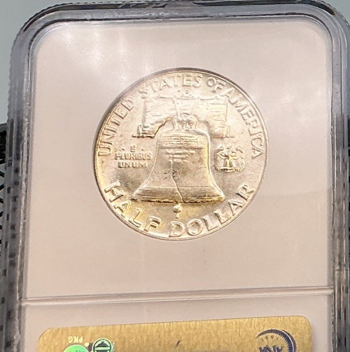 1963-D 50c Franklin Half Dollar NGC MS65