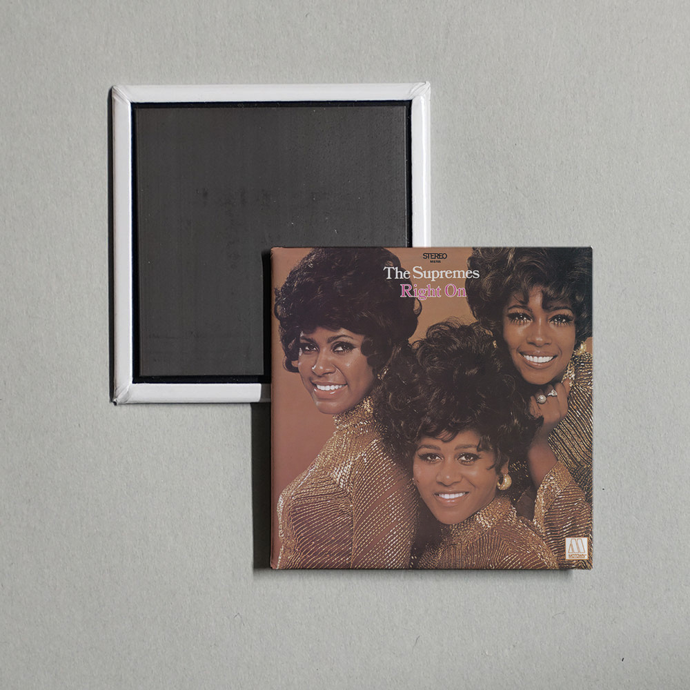 The Supremes - Right On Album Cover Locker Fridge Magnet