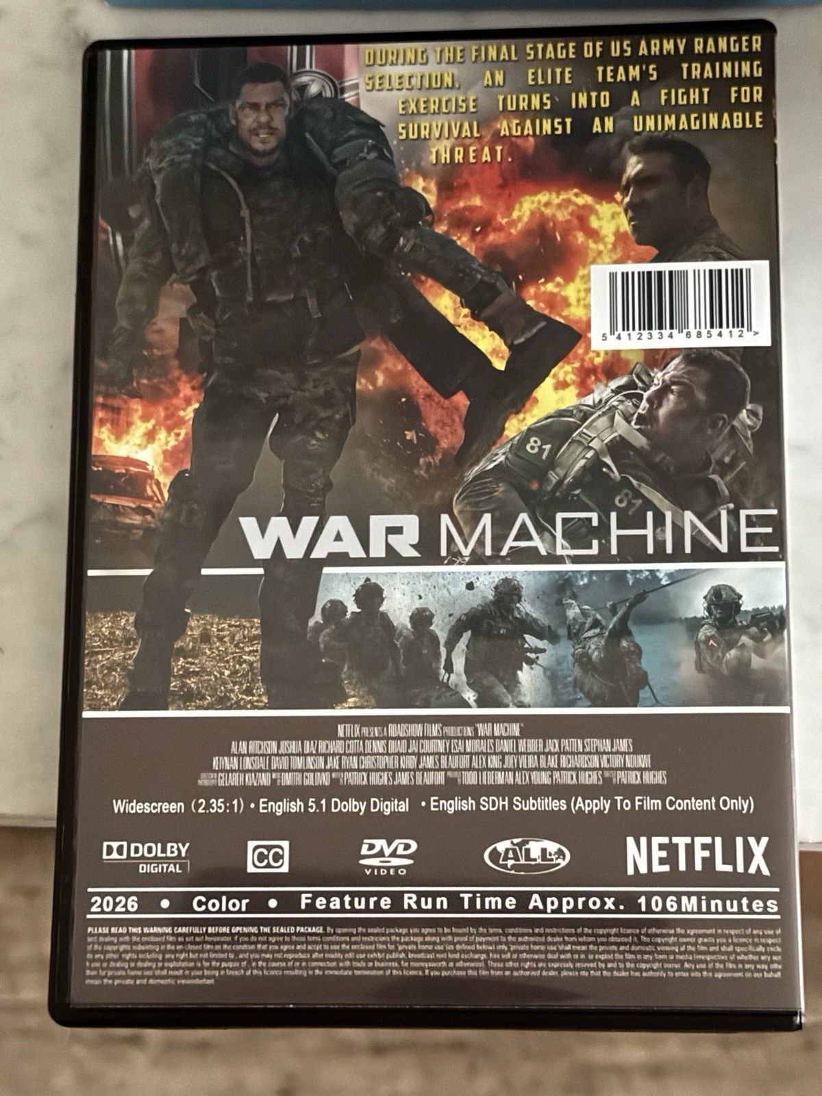 War Machine DVD Brand New Unsealed