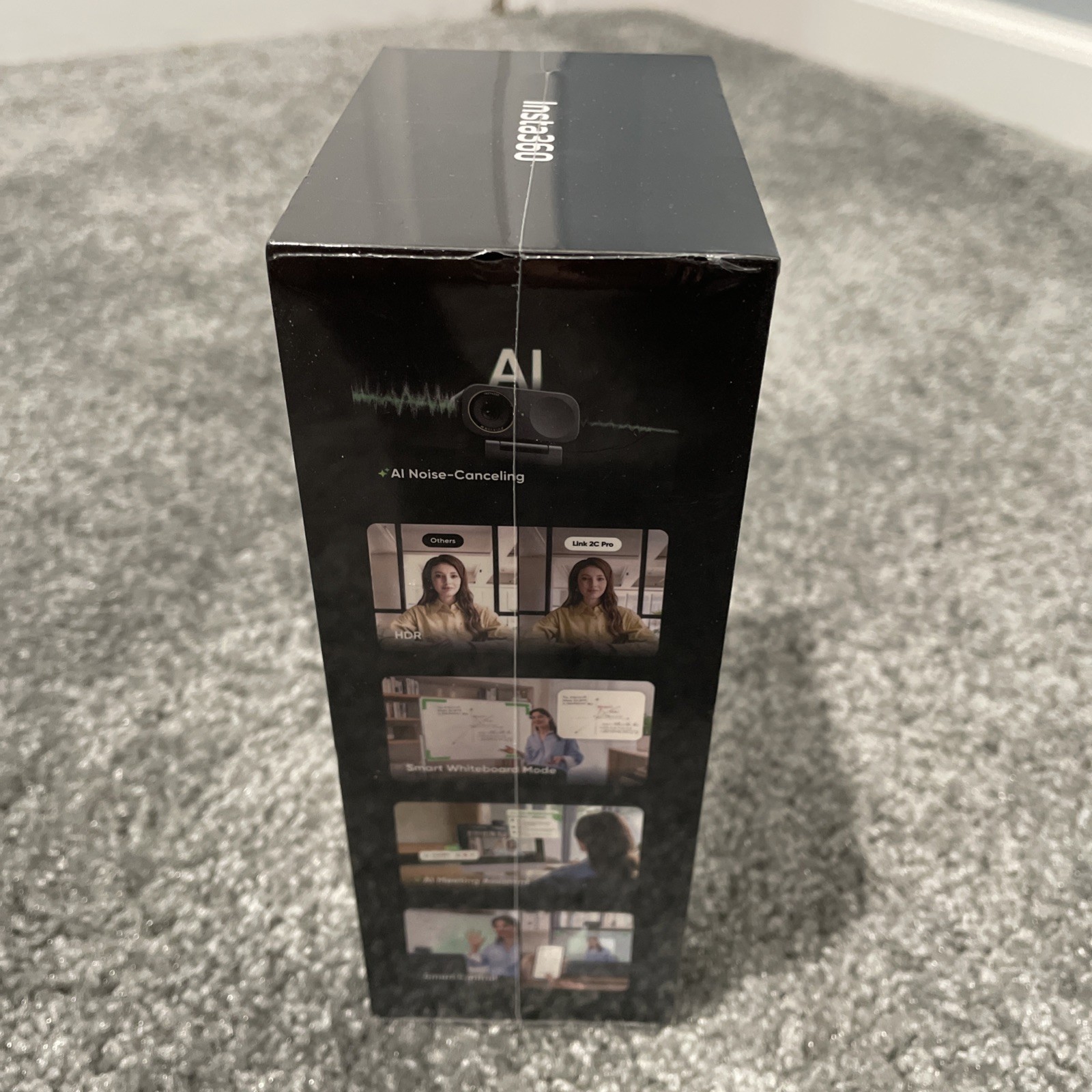 Brand New Sealed Insta360 - Link2C Pro 4K Webcam - Black