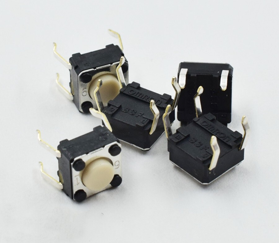 10pcs OMRON B3F-1000 micro touch switch 6 * 6 * 4.3mm button with 4 pins
