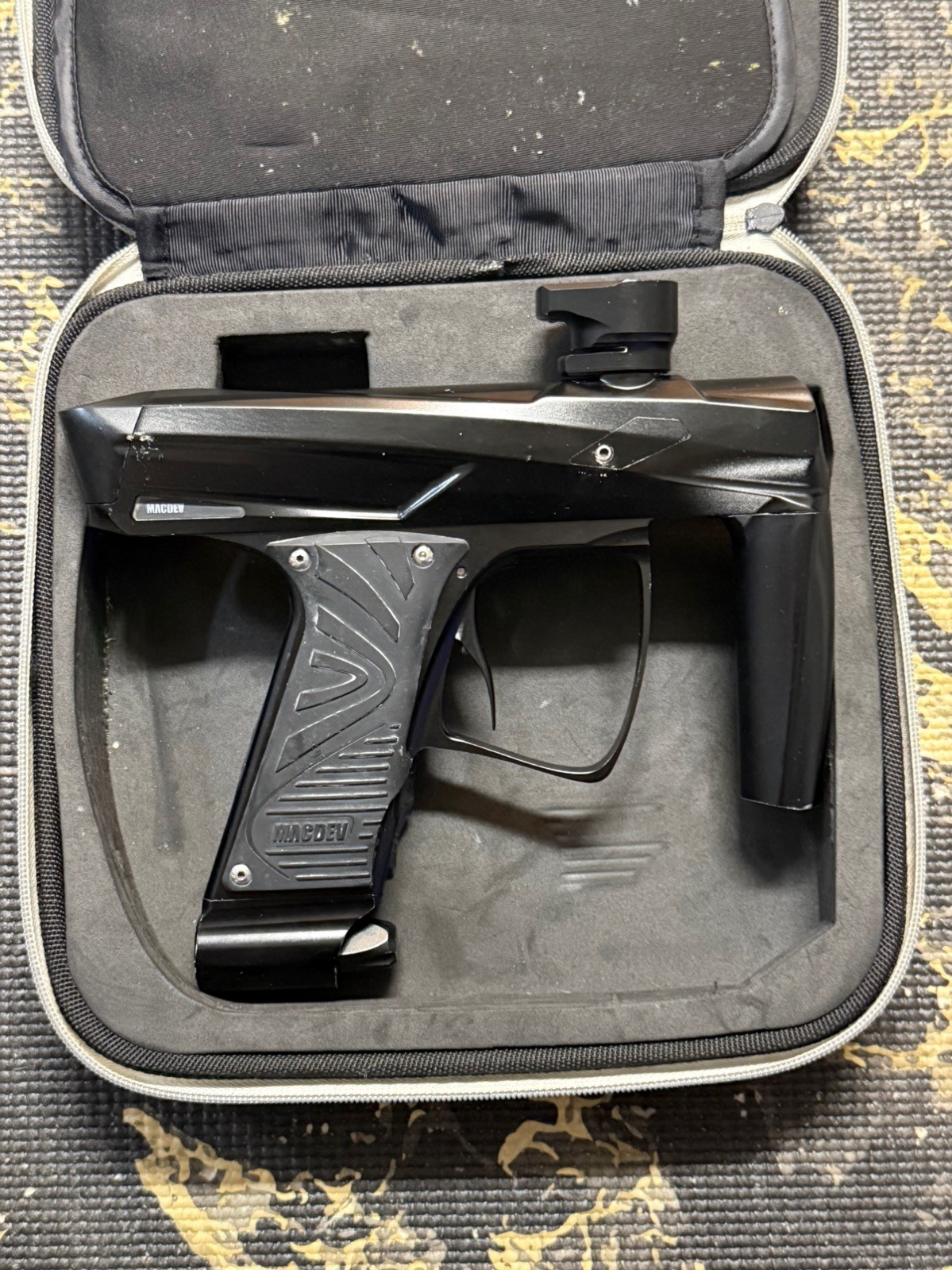 Macdev Clone GT Black Paintball Gun Marker with Barrel kit