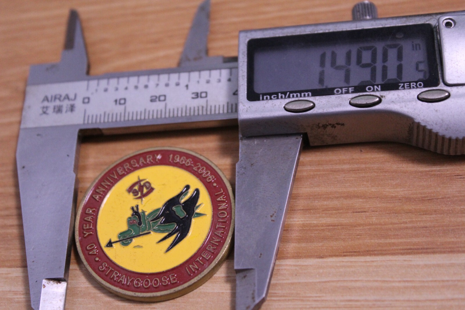 US Pacific Command Straygoose International 40 Year Anniversary Commemorative To