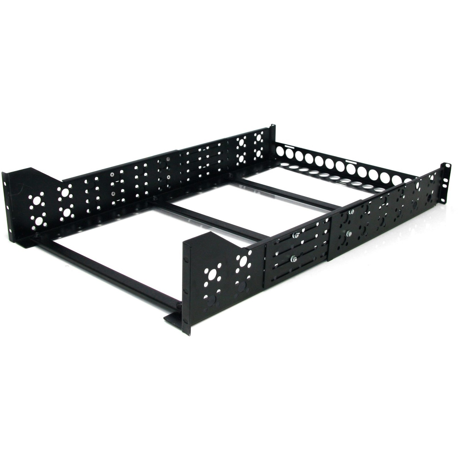 StarTech UNIRAILS3U 19" Adjustable Depth Rack Rails - Black