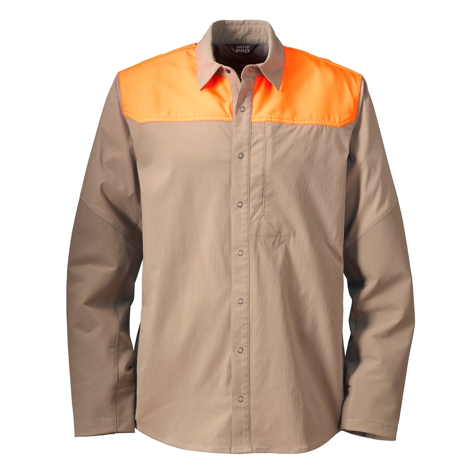 Orvis PRO Upland Brush Shirt, Size Large, Blaze/Brindle