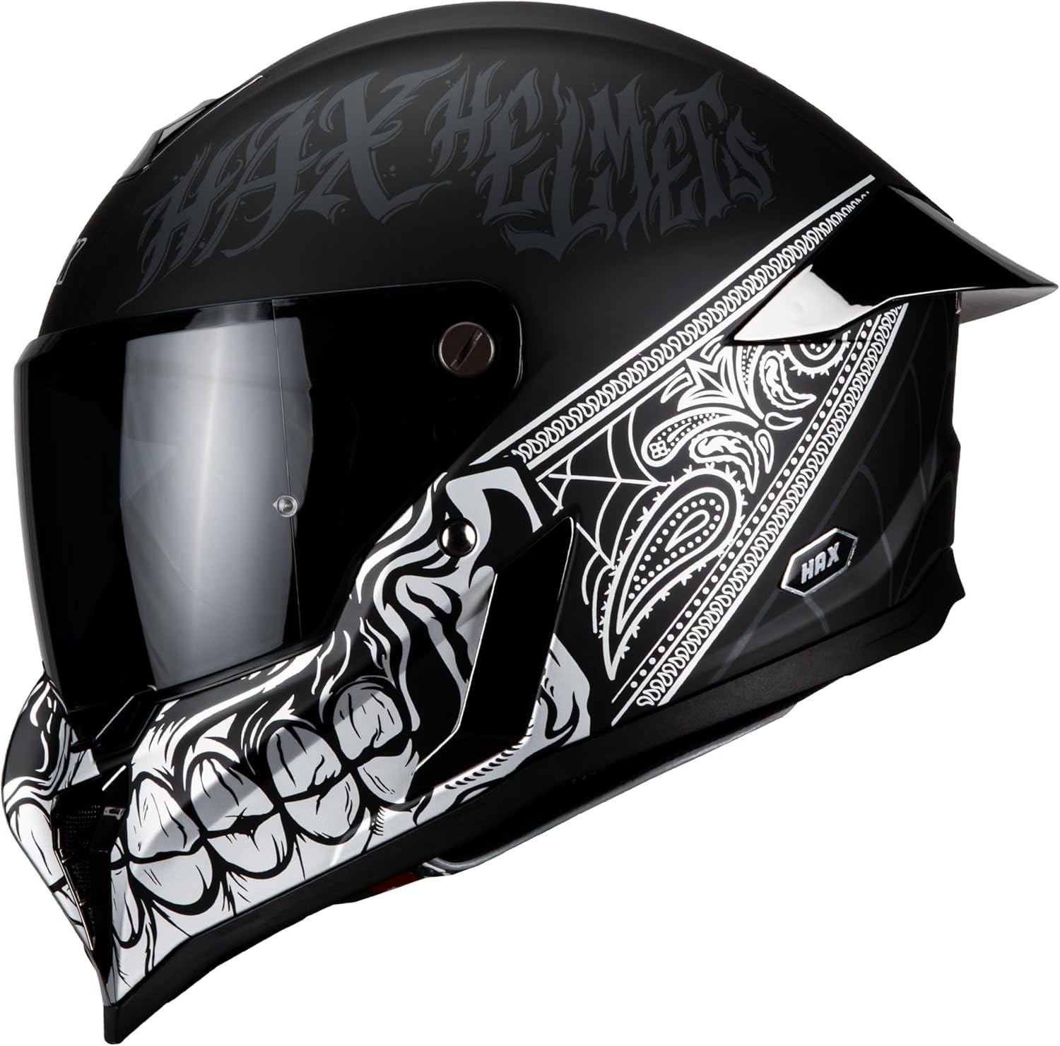 HAX Full Face Motorcycle Helmet Ventilation for Adult Men Women DOT & ECE 22.06