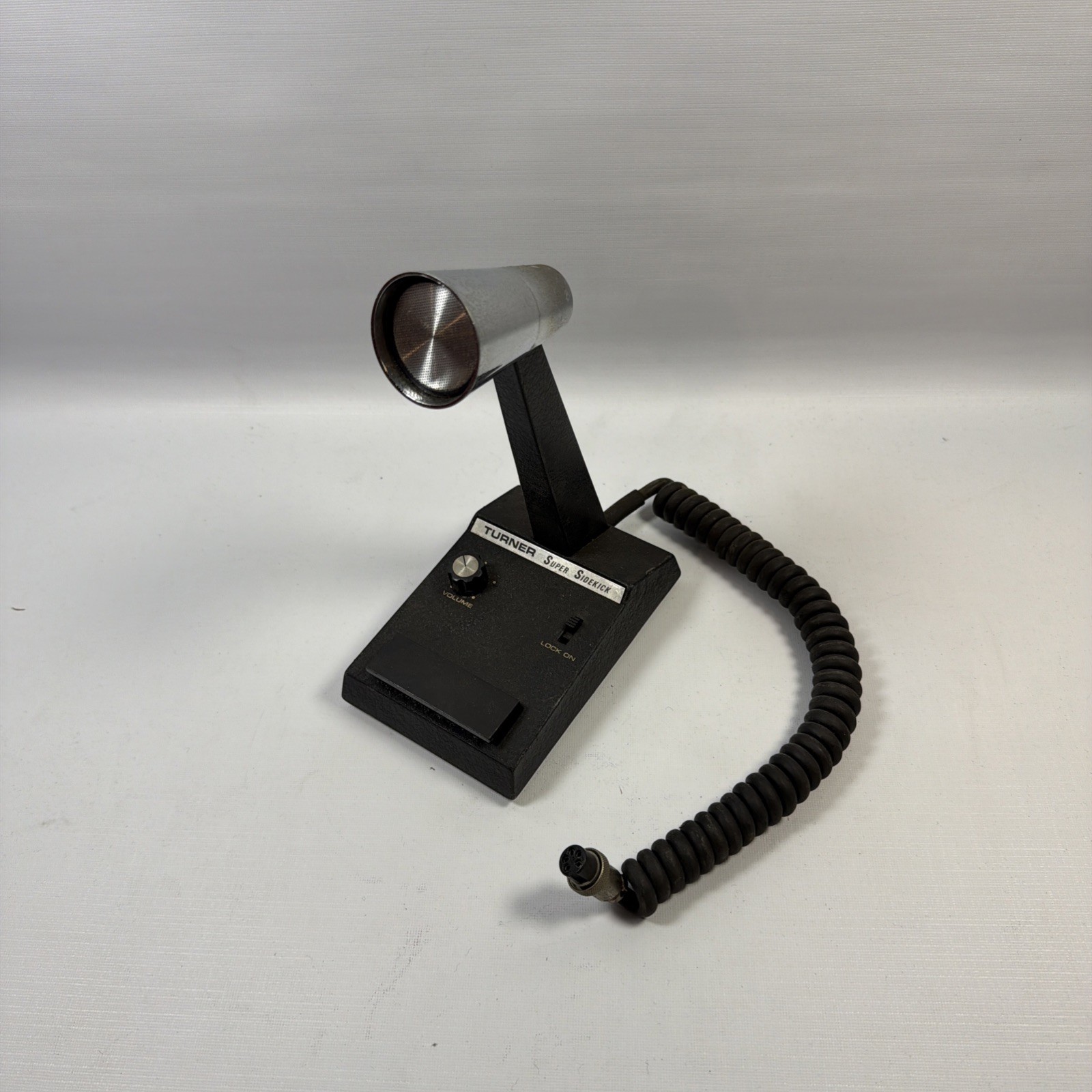 Vintage Turner Super Sidekick Amplified Desk Microphone CB Ham Radio  5 pin mic