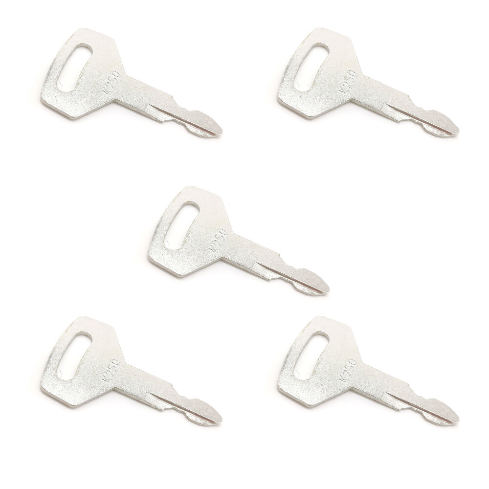 5 Case Kobelco Kawasaki New Holland Mini-Excavator Ignition Keys K250 Ships Free