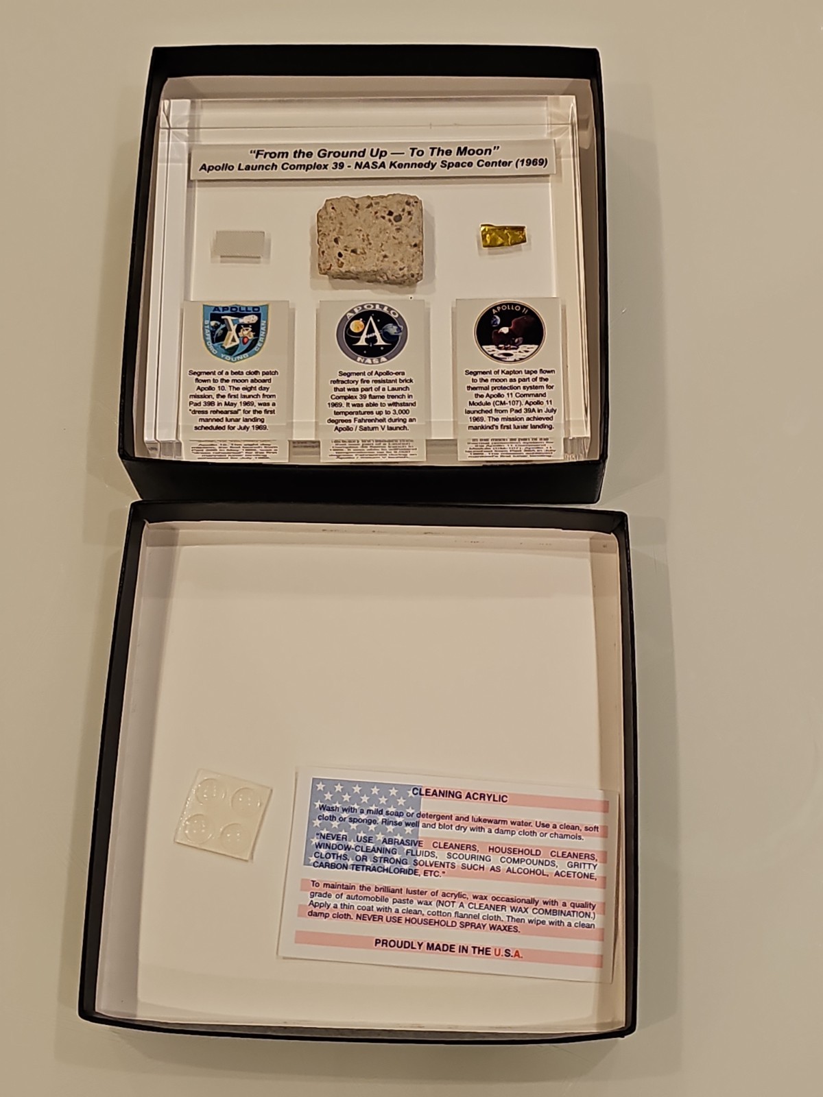 FLOWN ARTIFACTS FROM APOLLO LAUNCH COMPLEX 39 - NASA KENNEDY SPACE CENTER (1969)