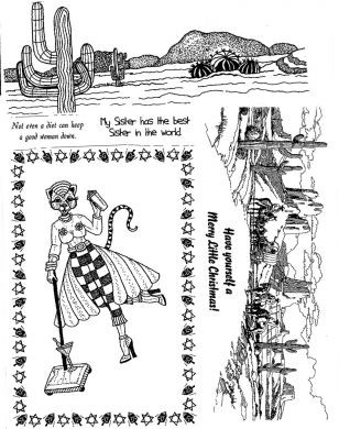 Unmounted Rubber Stamp Plate, Unmounted/Uncut Pink Rubber Stamps