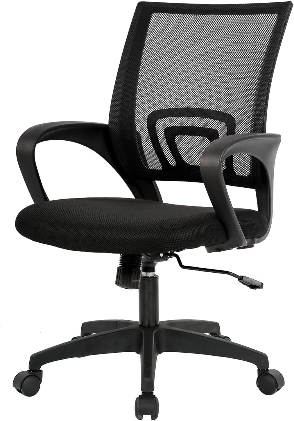 Mid-Back Ergonomic Mesh Office Chair Adjustable Lumbar Support Swivel Desk