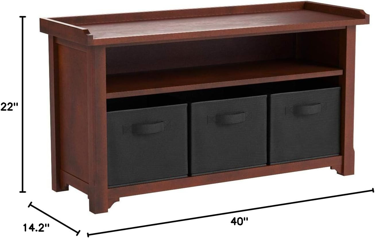 Verona 4-Pc Set, Storage Bench & 3 Foldable Baskets