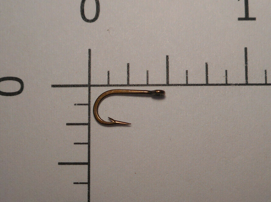 100 Mustad #12 Fly Tying O'Shaughnessy Fishing Hooks ROUND SHAPE RUSTPROOF 4880