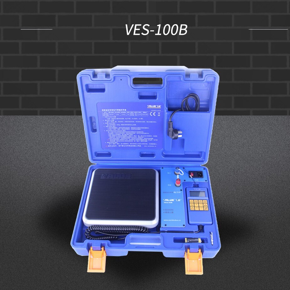VES-100B Refrigerant Electronic Scale Quantitative Refrigerant Filling Scale