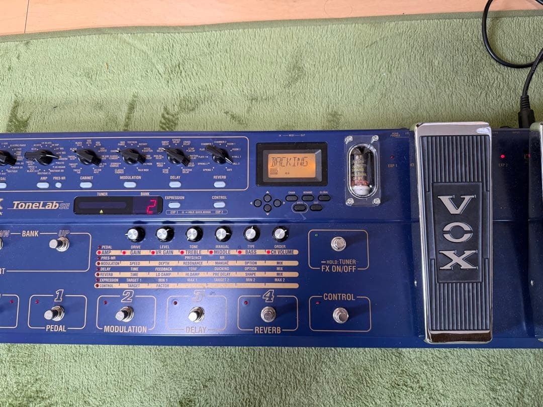 VOX ToneLab SE Guitar Multi Effects Processor Pedal AC Adapter Manual Sound