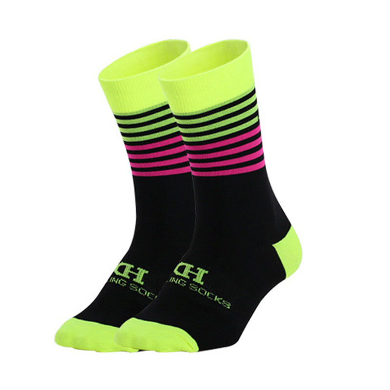 Cycling Socks Mens Womens Riding Bicycle Bike Sport Ankle Socks XC BMX MTB Green