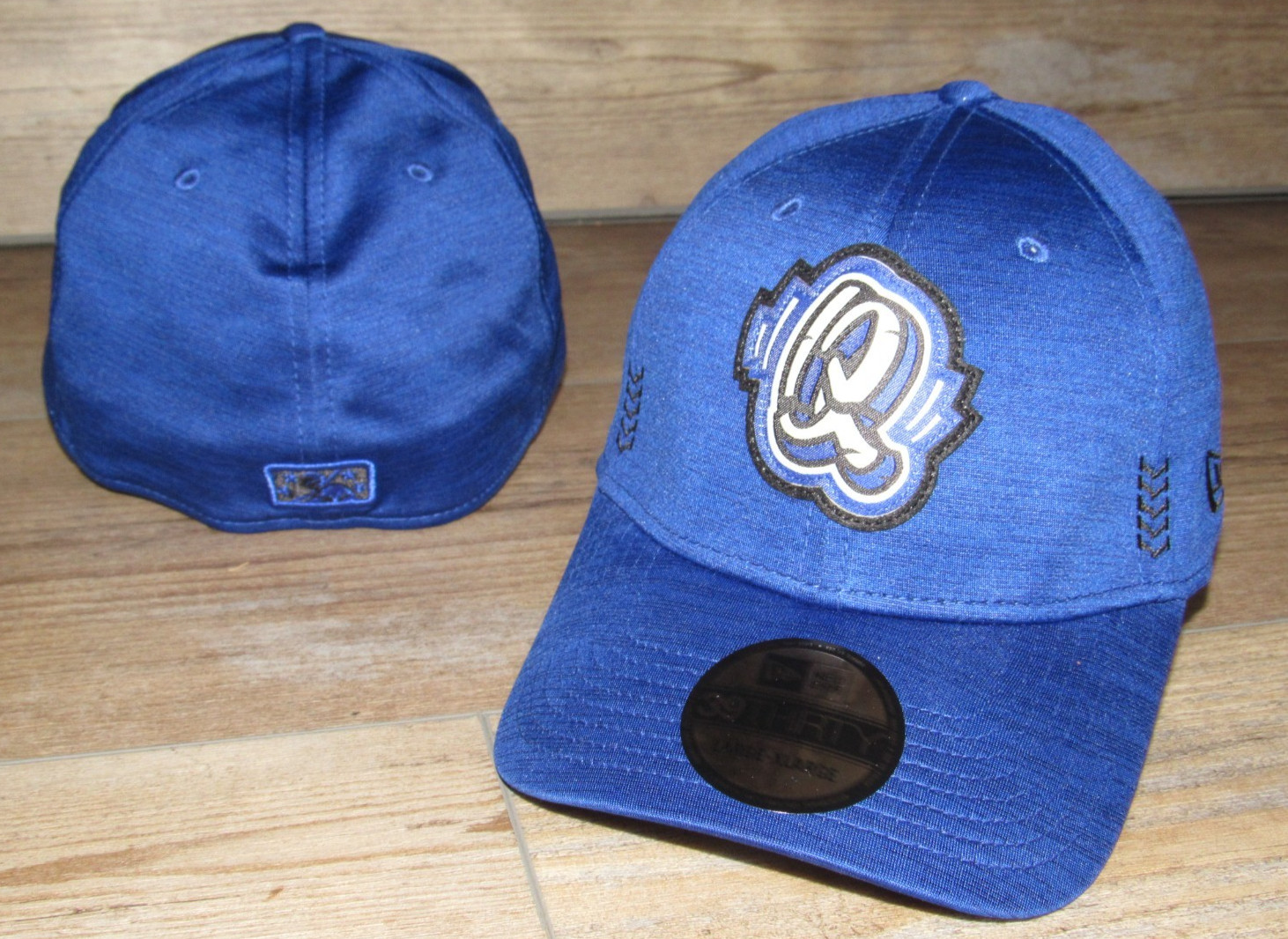 Rancho Cucamonga Quakes 39Thirty Blue Flex Fitted Hat Cap size Men's L/XL