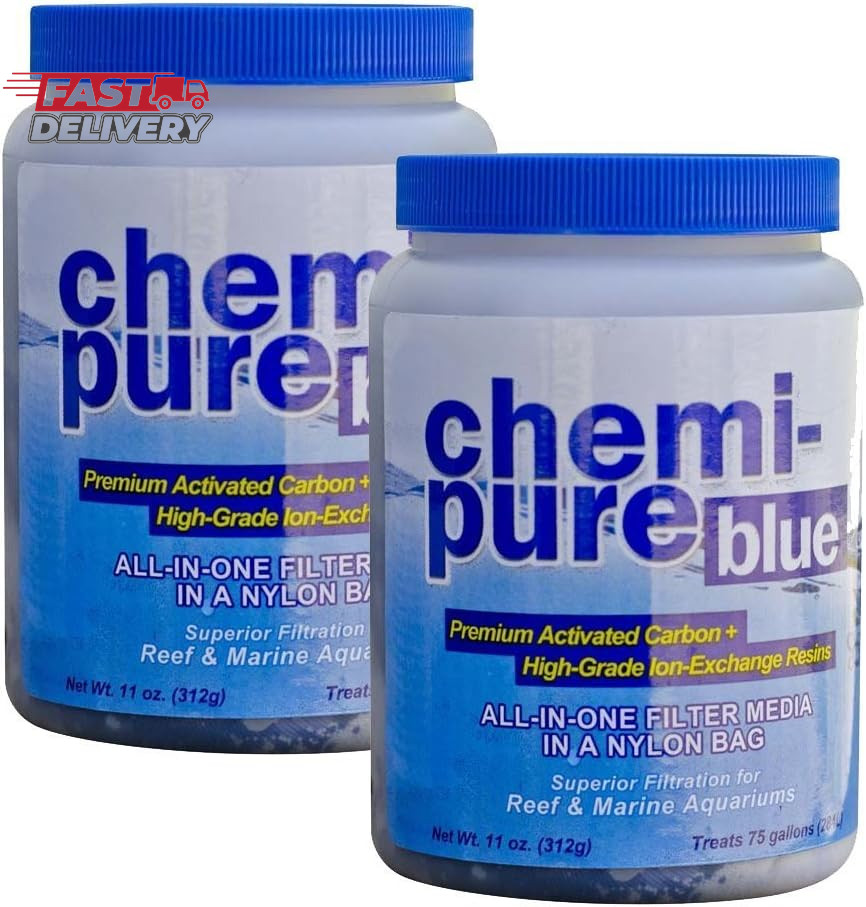 Boyd Enterprises Chemi-Pure Blue Filtration Media for Aquarium, 11-Ounce (2 Pack
