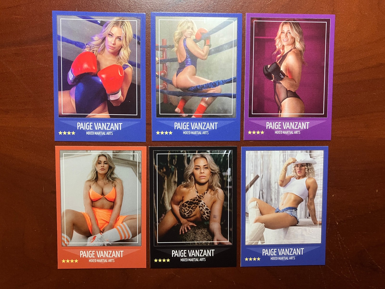 SALE Custom ACEO Paige VanZant MMA UFC Trading Card (PVZ-1)