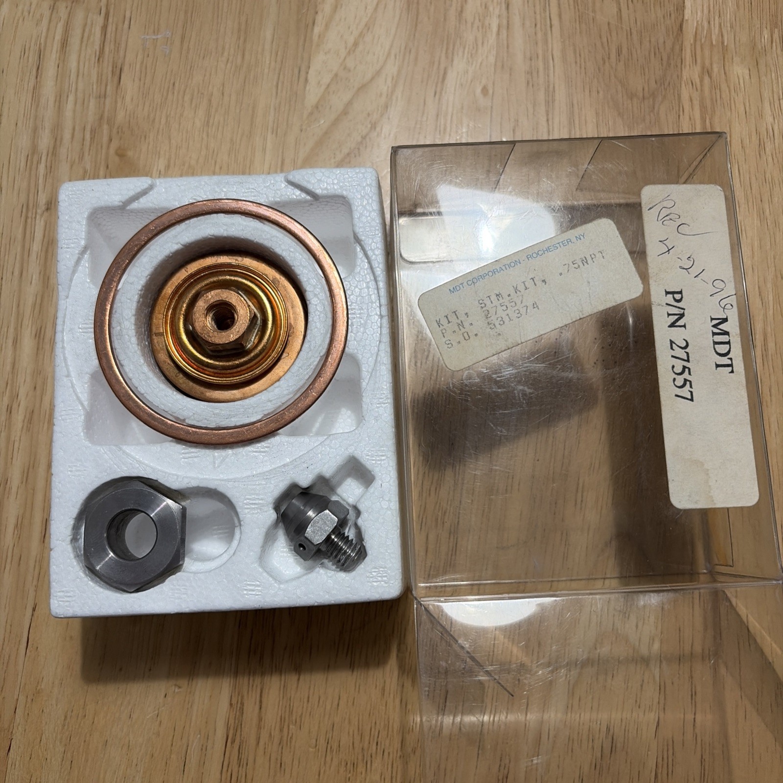 GETINGE / CASTLE Steam Trap 3/4 Rebuild Kit, New, P/N: 27557.