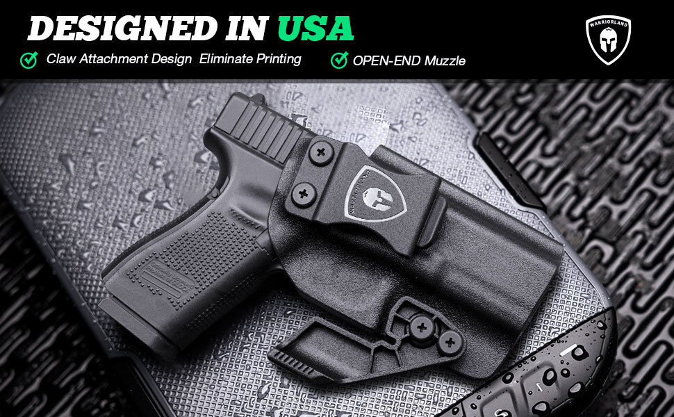 IWB Holster Optic Cut For Glock17/19/19X/26/44/45 Gen(1-5)&Glock 23/32 Gen(3-4)