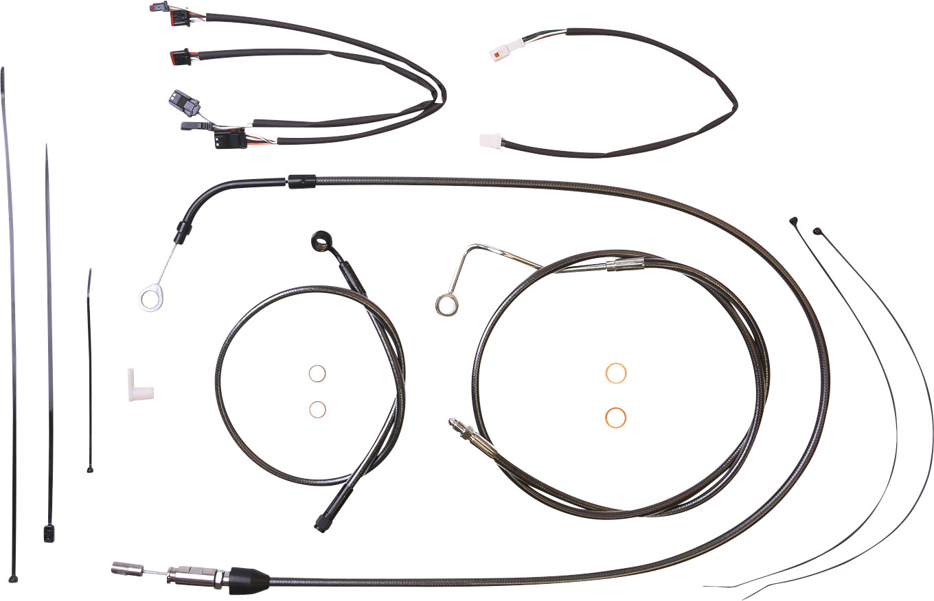MAGNUM SHIELDING Black Pearl™ For Designer Handlebar Installation Kit - 12"-14"