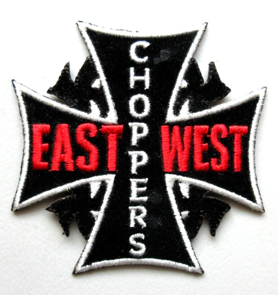 🔥EAST WEST CHOPPERS MALTESE CROSS BIKERS VEST JACKET MOTORCYCLES 3" x 3" PATCH