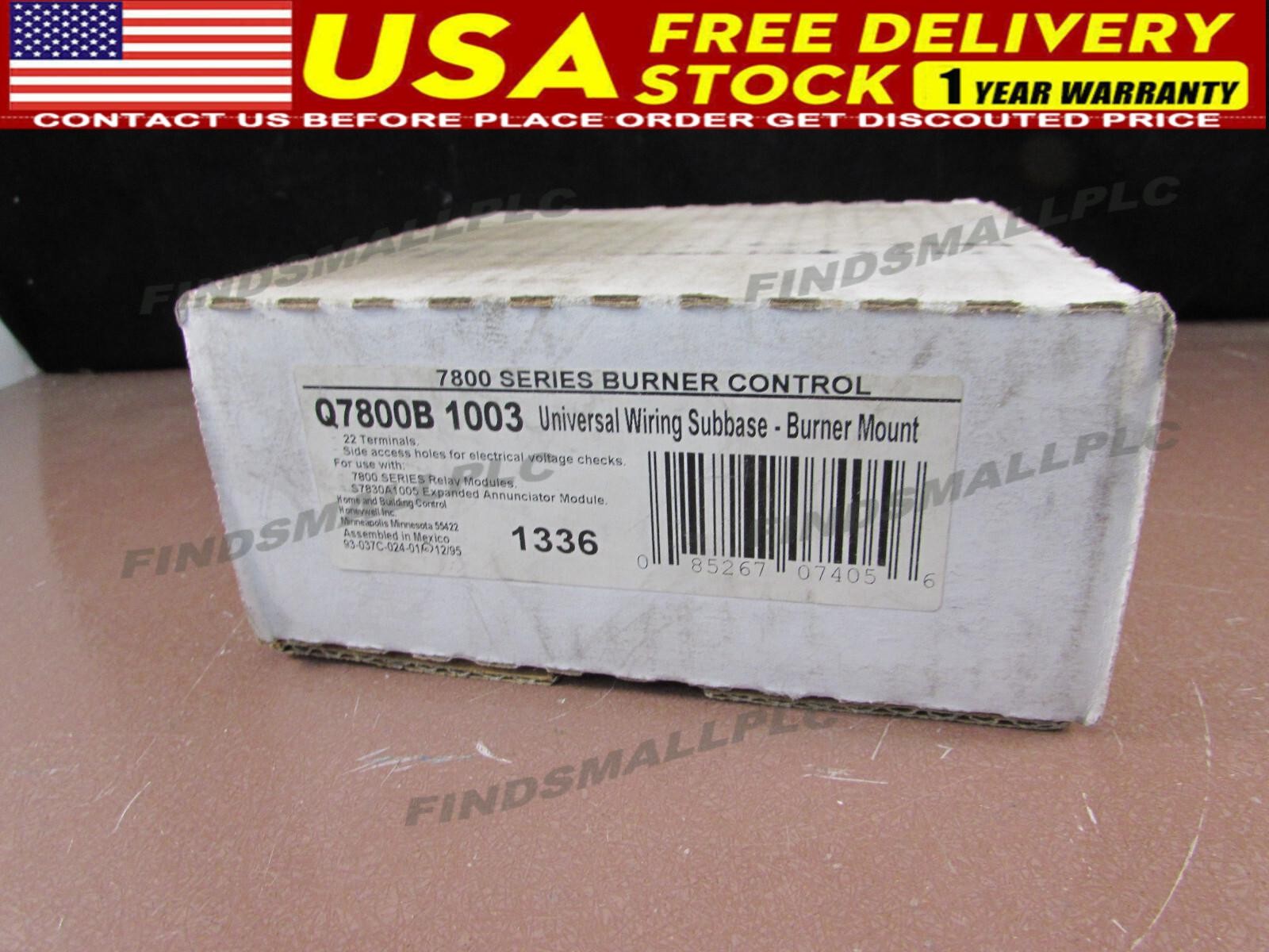 Q7800B 1003 Honeywell Subbase Universal Wiring 4 Sided 22 Terminals Q7800B1003