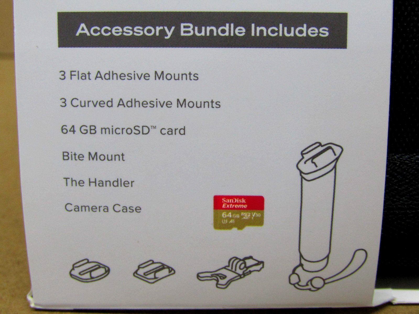 GoPro Hero 4K Action Camera Accessories Bundle - Sealed