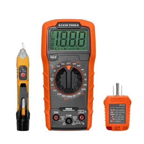 Klein Tools 69149P Electrical Test Kit with Digital Multimeter, Non-Contact