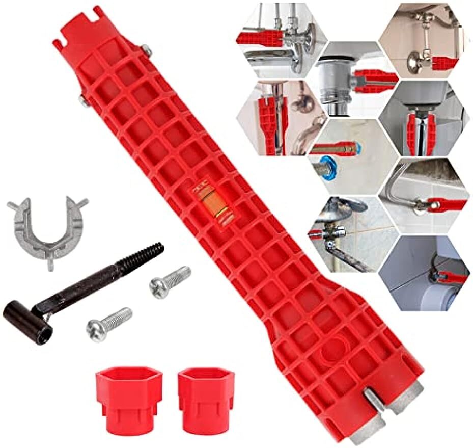 Faucet and Sink Installer Multi tool Pipe Wrench For Plumbers and Homeowners US