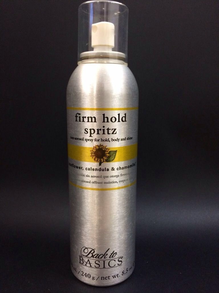 Back To Basics Sunflower Firm Hold Spritz Non-Aerosol Spray 8.5oz
