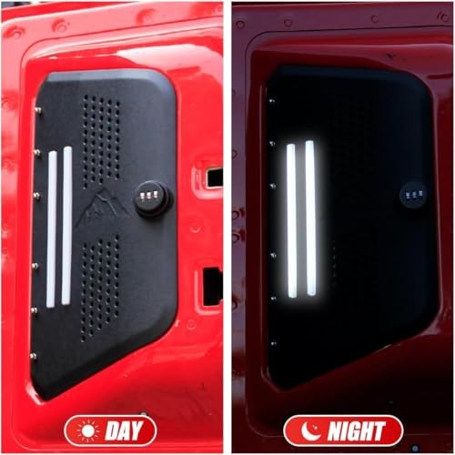 Tailgate Access Panel with Light Hidden Organizer for Ford Bronco 2/4 Door
