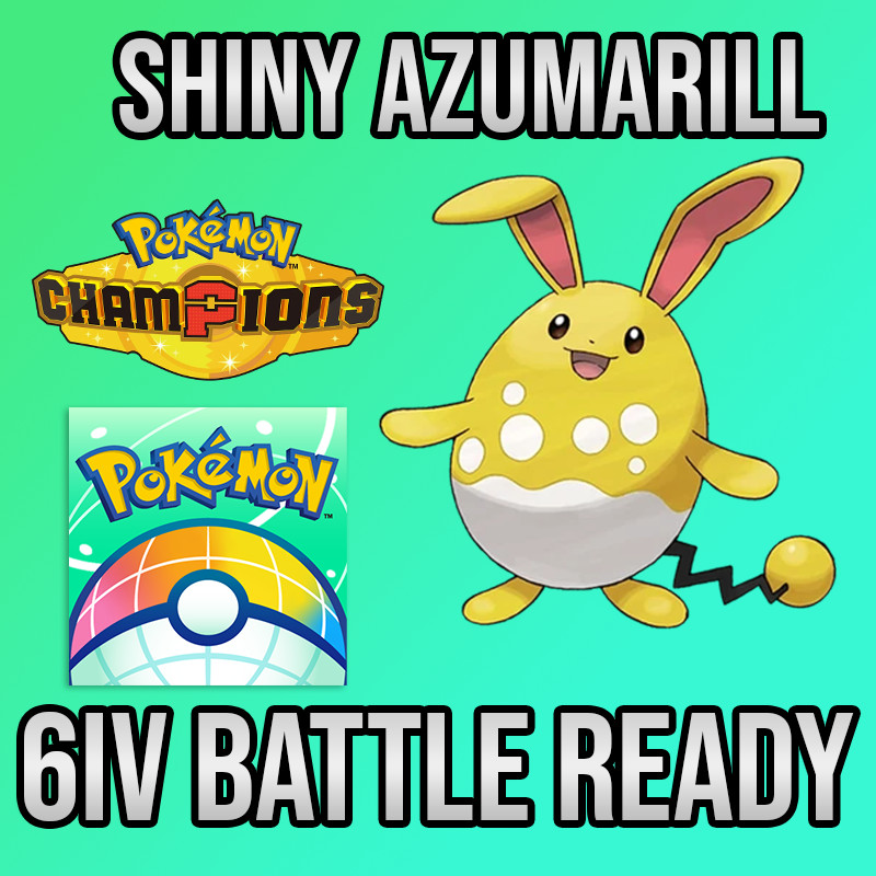 ✨6IV SHINY Azumarill  Battle Ready🚀 POKEMON HOME✨ Pokemon Champions✨