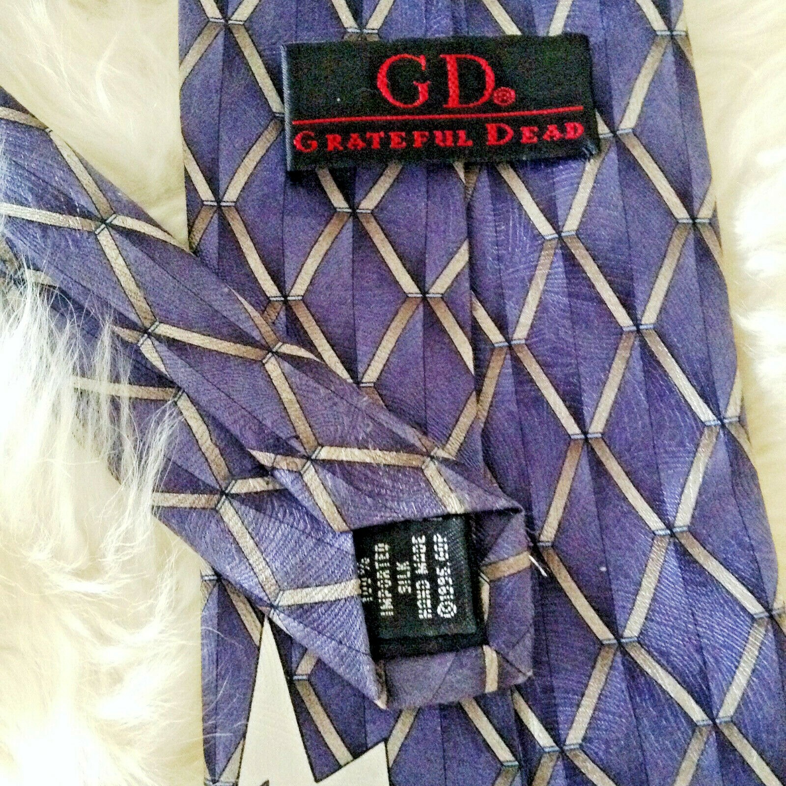 Authentic Rare Grateful Dead Statuesque Seventeenth Set Men's 100% Silk Tie